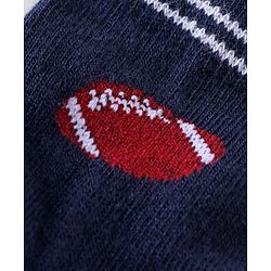 Cute Walk by Babyhug Anti Bacterial Ankle Length Socks Striped Pack Of 5 - White Black & Grey