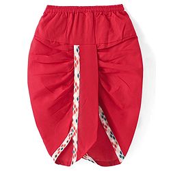 Babyhug Cotton Full SLeeves Lurex Printed Dhoti Kurta Set - Multicolour