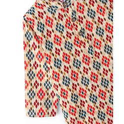 Babyhug Cotton Full SLeeves Lurex Printed Dhoti Kurta Set - Multicolour