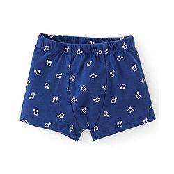 Babyhug 100% Cotton Knit Penguin Printed Trunk Pack of 5 - Multicolour