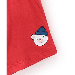 Babyhug 100% Cotton Knit Penguin Printed Trunk Pack of 5 - Multicolour