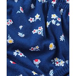 Babyhug 100% Cotton Antibacterial Panties Pack Of 3 - White & Pink & Navy Blue