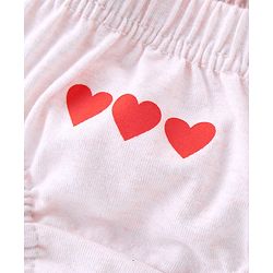 Babyhug 100% Cotton Antibacterial Panties Pack Of 3 - White & Pink & Navy Blue