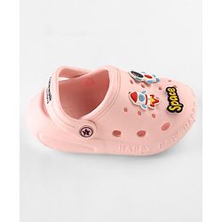 Cute Walk by Babyhug Clogs Space Appliques - Pink
