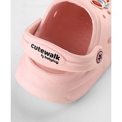Cute Walk by Babyhug Clogs Space Appliques - Pink
