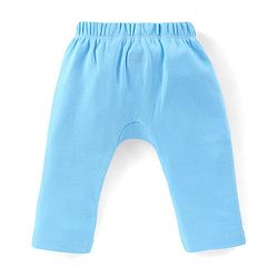 Babyhug Cotton Full Length Diaper Pants Stripes & Tiger Print Pack of 3- Blue Orange & White