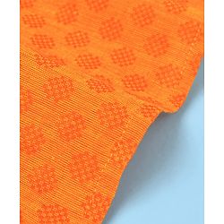 Babyhug 100% Cotton Woven Full Sleeves  Dobby  Kurta Pajama Set - Orange