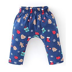 Babyhug Interlock Knit Full Length Diaper Leggings Stripes Design Pack of 3 -Multicolour