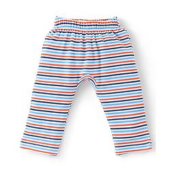 Babyhug Cotton Knit Full Length Diaper Leggings Dino Print Pack of 3 -Multicolour
