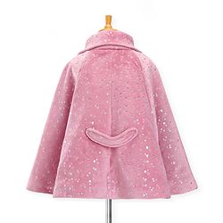 Babyhug Full Sleeves Trench Coat Heart Print - Pink
