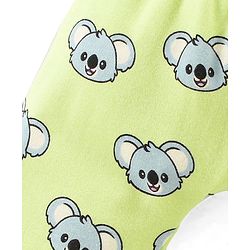 Babyhug Interlock Knit Full Length Diaper Pants Koala & Stars Print Pack of 3 - Multicolour