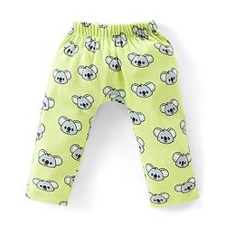 Babyhug Interlock Knit Full Length Diaper Pants Koala & Stars Print Pack of 3 - Multicolour