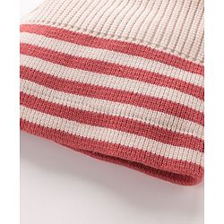 Babyhug Monkey Cap Kitty Print - Beige