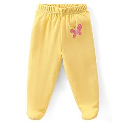 Babyhug Cotton Knit Full Length Bootie Leggings With Polka Dot Prints Pack of 3 -Multicolour