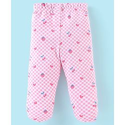 Babyhug Cotton Footed Bootie Leggings Floral Printed Pack of 3 - Multicolour