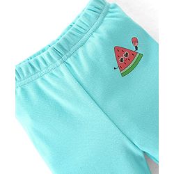 Babyhug Cotton Knit Full Length Bootie Leggings With Polka Dot Prints Pack of 3 -Multicolour