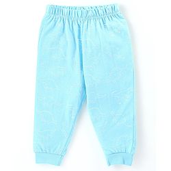 Babyhug Cotton Knit Single Jersey Full Sleeves Night Suit With Dino Print - Blue