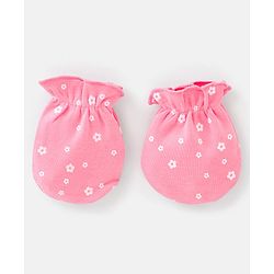 Babyhug 100% Cotton Knit Squirrel Printed Mittens Pack Of 3 - Multicolour