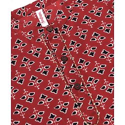 Babyhug Cotton Woven Full Sleeves Floral Printed Kurta & Dhoti Set - Maroon