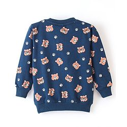 Babyhug Cotton Full Sleeves Sweatshirt With Graphics Football Print Pack Of 2 - Multicolour