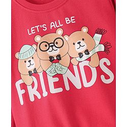 Babyhug Cotton Full Sleeves Sweatshirt With Graphics Football Print Pack Of 2 - Multicolour