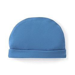 Babyhug 100% Cotton Knit Fox Print Cap - Navy Blue