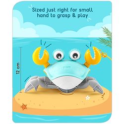 Babyhug Pull Along Crab Toy - Blue