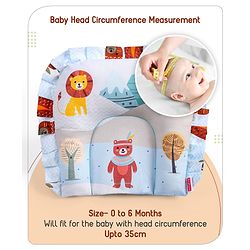 Babyhug Cotton Crib Bedding Set Elephant Print -Multicolor