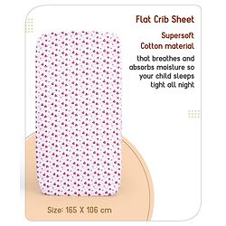 Babyhug Cotton Crib Bedding Set Elephant Print -Multicolor
