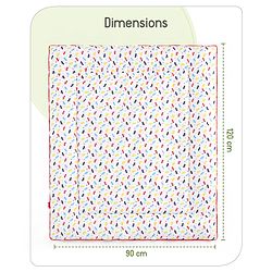 Babyhug 100% Cotton Digital Printed Quilt Travel Theme- Multicolor