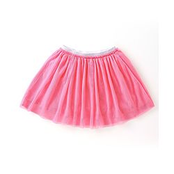 Babyhug Cotton Half Sleeves Top & Skirt Set Floral Print- Blue & Pink