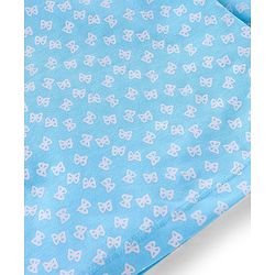 Babyhug Cotton Full Sleeves Tee With Butterfly Graphics- Blue