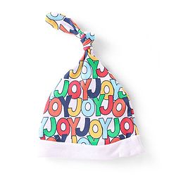 Babyhug 100% Cotton Knit Cap with Knot & Polka Dot Design Pack of 2 - Red