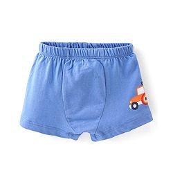 Babyhug 100% Cotton Knit Trunks Car Print Pack of 3 - Multicolour