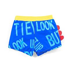 Babyhug Dino Print Swimming Trunk - Blue