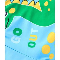 Babyhug Dino Print Swimming Trunk - Blue