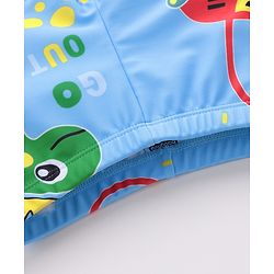 Babyhug Dino Print Swimming Trunk - Blue