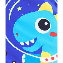 Babyhug Dino Print Swimming Trunk - Blue