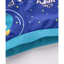 Babyhug Dino Print Swimming Trunk - Blue