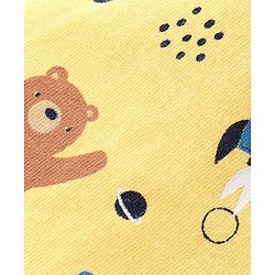 Babyhug 100% Cotton Bear Printed Trunk Pack of 3 - Multicolour