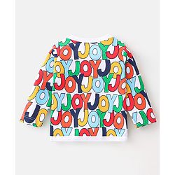 Babyhug 100% Cotton Interlock Knit Full Sleeves Vests Star Print Pack of 2 - Red