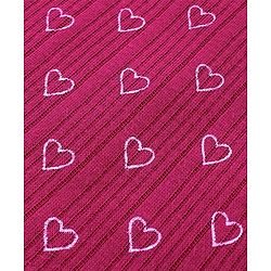 Babyhug Cotton Full Sleeves Vest Pullover & Bottom Thermal Wear Combo Heart Print Pack Of 3 - Purple