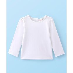 Babyhug Rayon Knit Frock With Full Sleeves Inner Tee Striped - Multicolour