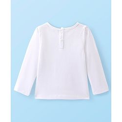 Babyhug Rayon Knit Frock With Full Sleeves Inner Tee Striped - Multicolour