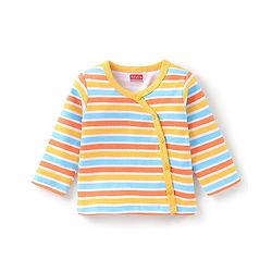 Babyhug 100% Cotton Knit Full Sleeves Bear & Tiger  Printed Vests Pack of 3 - Multicolour