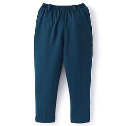 Babyhug Full Sleeves Three Piece Party Suit with Bow & Stretch - White & Teal Blue