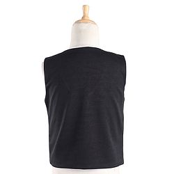 Babyhug Full Sleeves 3 Piece Stretch Party Suit with Tie - Black