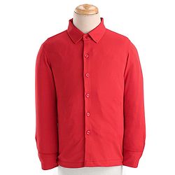 Babyhug Full Sleeves Party Wear Suit With Blazer Solid Colour  - Red & Blue