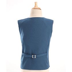 Babyhug Full Sleeves Party Wear Suit With Blazer Solid Colour  - Red & Blue