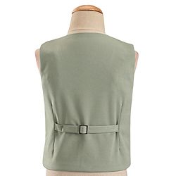 Babyhug Woven Full Sleeves Stretch Fit Party Suit With Waist Coat & Bow - Green & White